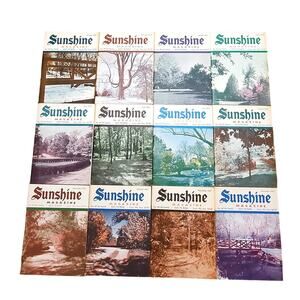 Vtg For All The Family Sunshine Magazine 1967 Set Jan-Dec Lot of 12 Easy to Read